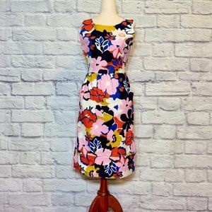 Anthropologie Whit Two Floral Print Midi Dress